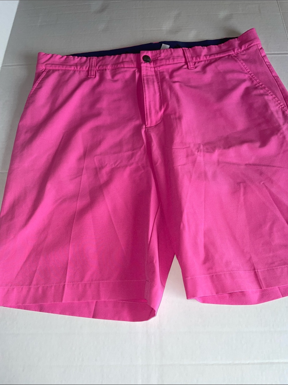adidas Men's Bright Pink Flat Front Performance Shorts Sizes 34